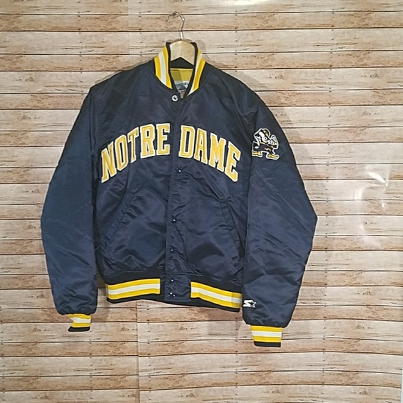 Notre Dame Fighting Irish Satin Bomber 